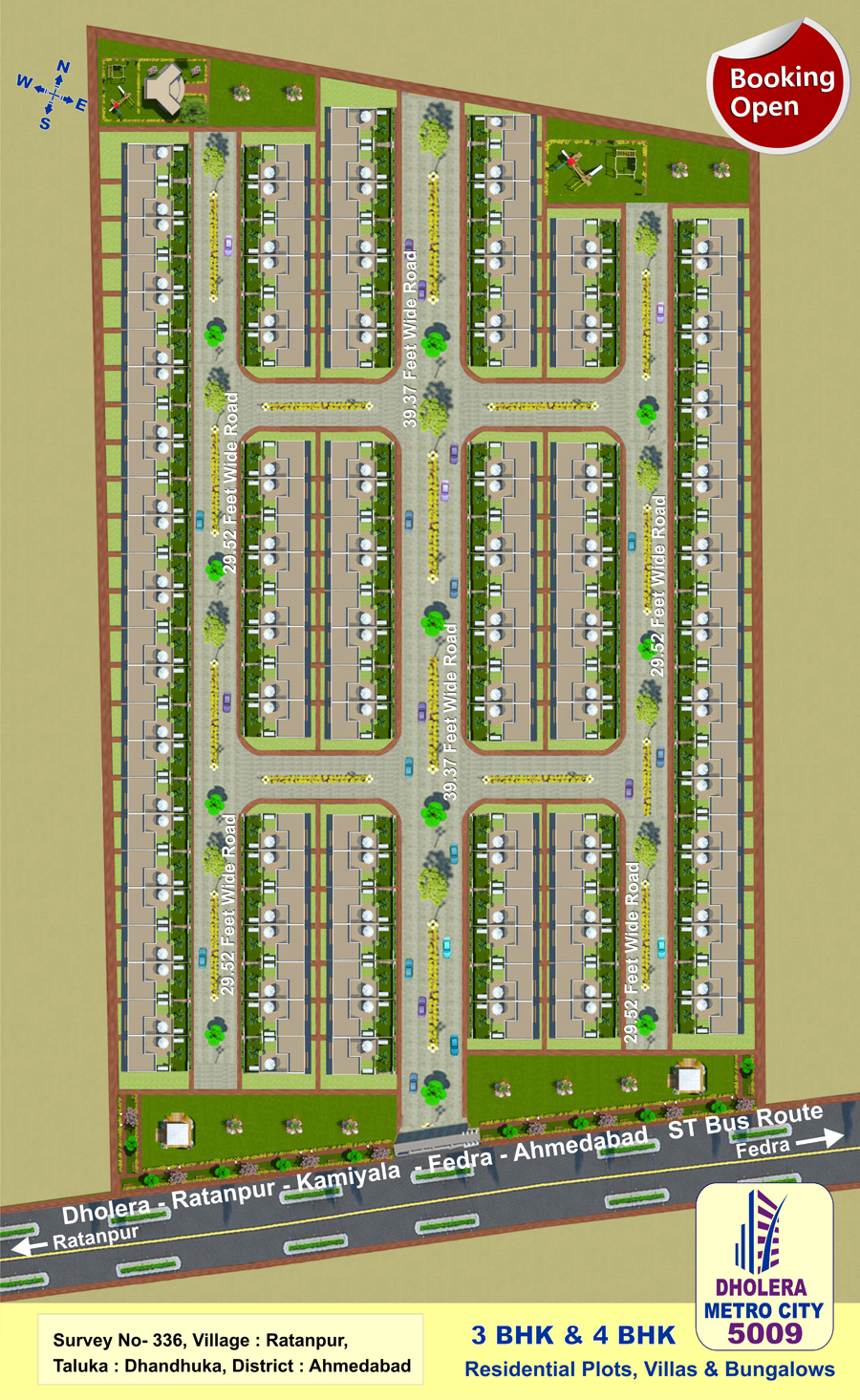 Best Residential Plotting Schemes at Dholera SIR in DMIC corridor Dholera Metro City-5009