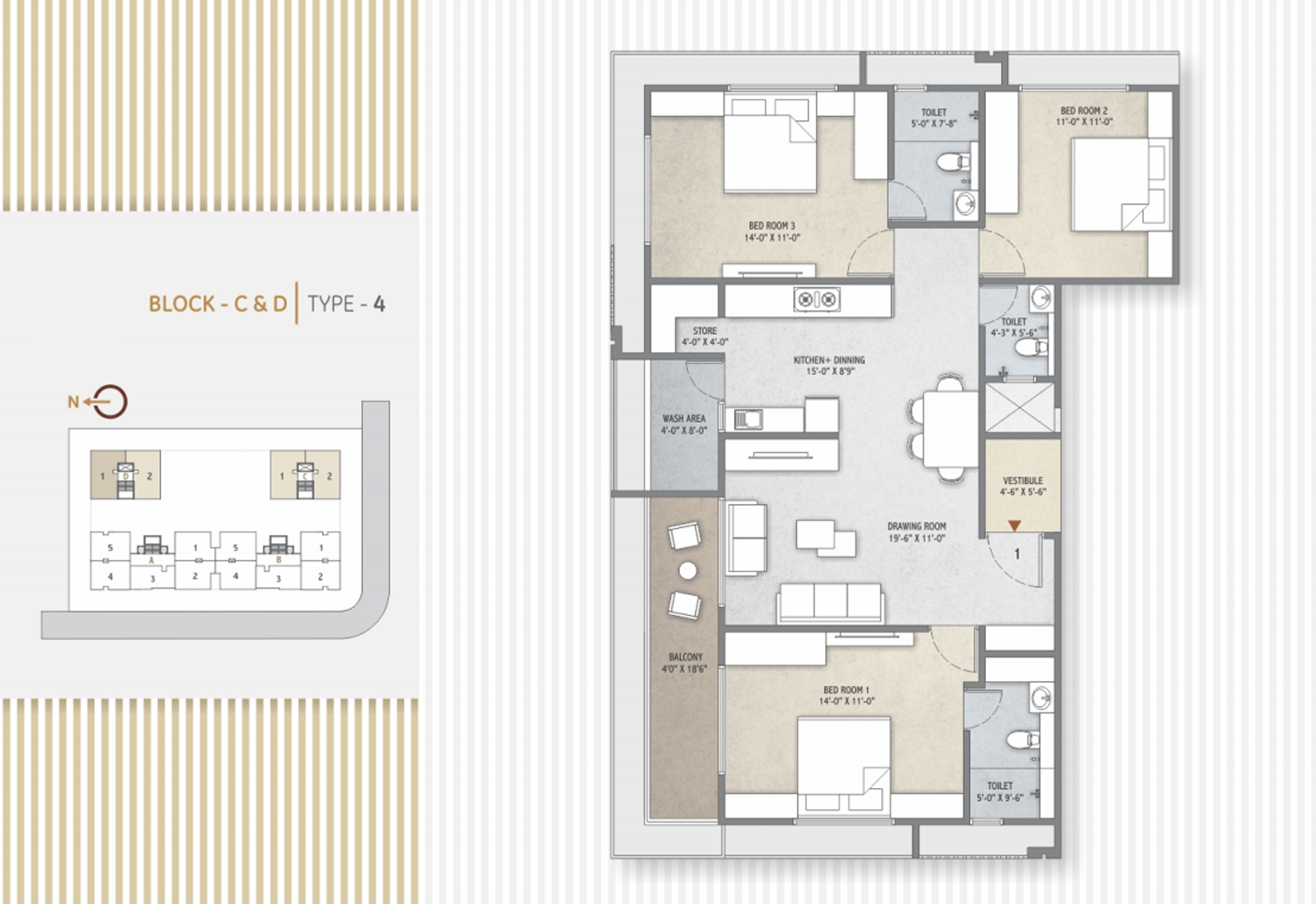 2 & 3 BHK Serene Living in Gandhinagar